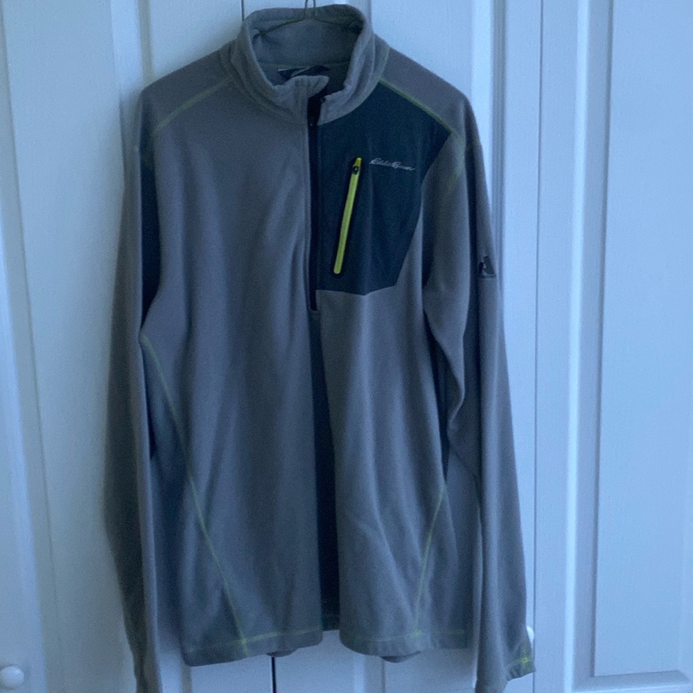 Eddie Bauer Fleece Half Zip Men’s, size XL T